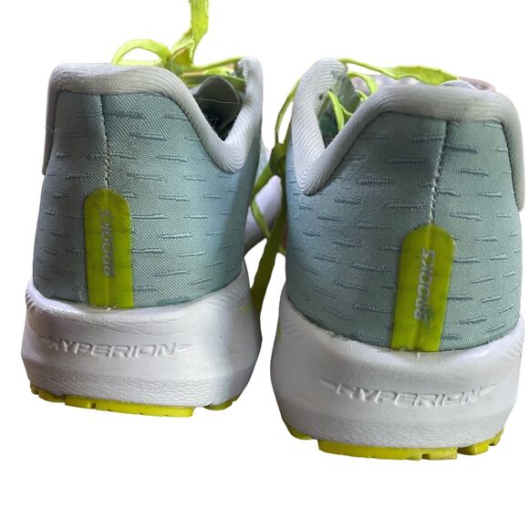 Brooks Hyperion Tempo Running Sneaker Size 9 Womens Pale Turquoise G8 with Jeans - Picture 8 of 16